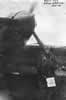 М.Т.Забненков у своего одноместного штурмовика Ил-2 перед вылетом на штурмовку Харьковского аэродрома. Июнь 1943 года.