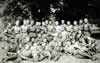 Личный состав 3 авиаэскадрильи, 144 гшап. Гудыря Е.Я. – нижний ряд, справа (лежит, ногами в нижний правый угол). 1945 год.