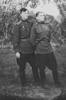 Мл. лейтенант А.П.Исаенко и капитан П.П.Калюжный
